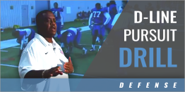 D-Line-Heel-Line-Pursuit-Drill