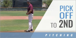 Pick off moves to second base - Mike Woods - Hamilton (AZ) HS [VIDEO]
