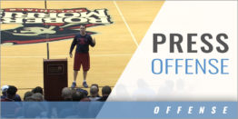 Watch as Coach Archie Miller explains and players demonstrate Press Offense (Carolina).