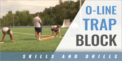 Youth – O-Line Trap Block Drill – Mike Pope – Wingate Univ.