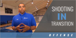 Watch as Coach Vince Walden explains and players demonstrate this step & snap back pull ups - shooting in transition drill.
