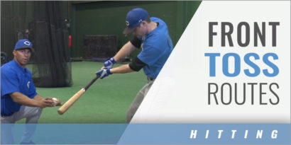 Hitting - Front Toss Routes Drill - Ed Servais - Creighton Univ.