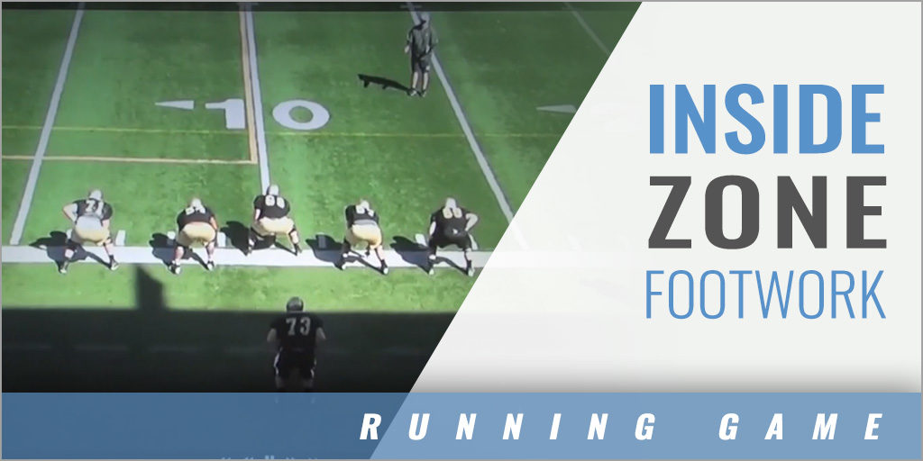 Off. Line Inside Zone Footwork Drills with Brian Frana Coaches Insider