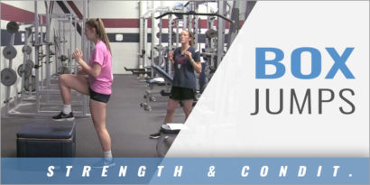 Watch as Coach Nancy Dorsey explains and a player demonstrates these box jump drills.