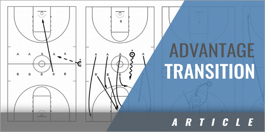 Advantage Transition Drill - Emphasizing Passing with a Purpose and Offensive Rebounding