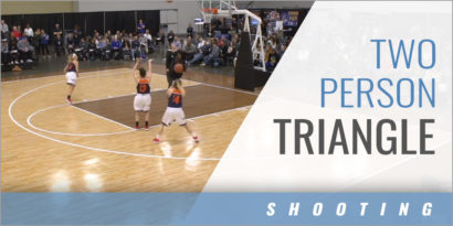 Two Person Triangle Shooting Drill