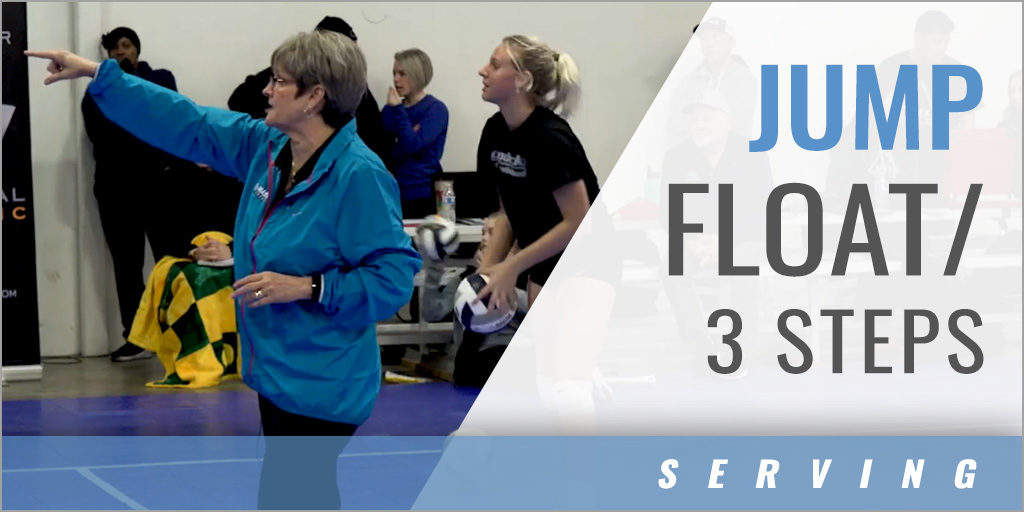 Serving Jump Float/3 Steps with Ruth Nelson BYOP Coaches Insider