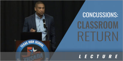 Concussions: Return to the Classroom with Dr. Damond Bluei