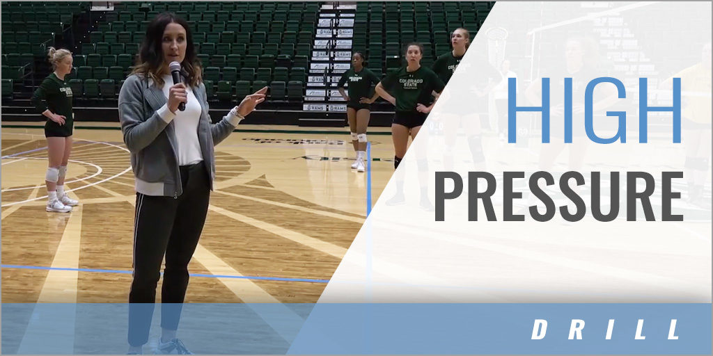 High Pressure Serving and Passing Drill