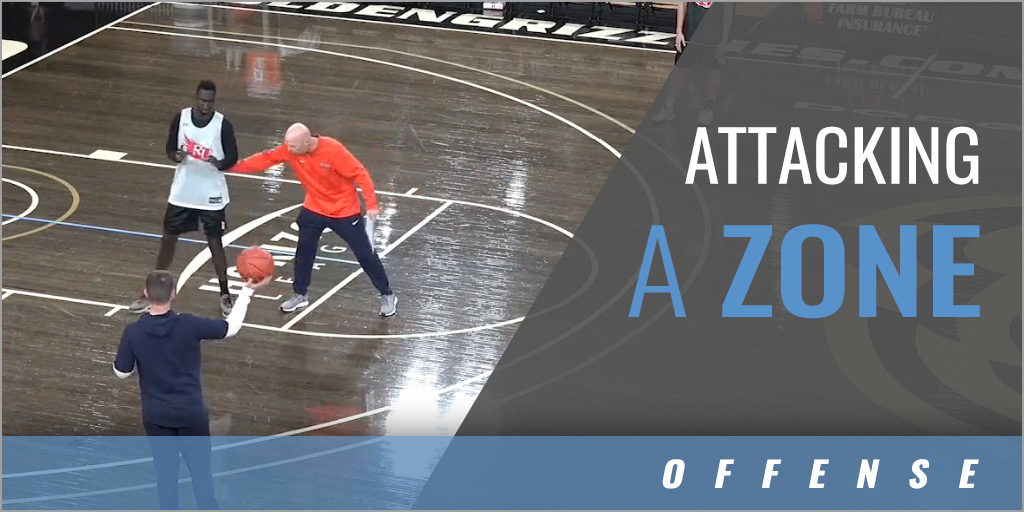 Attacking a Zone Warm Up Drill