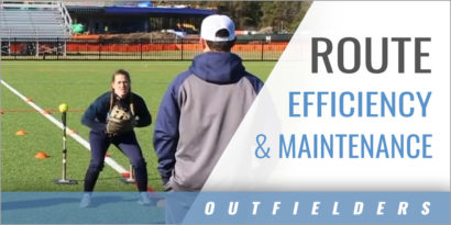 Outfielder's Route Efficiency and Maintenance