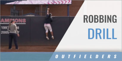 Outfielder's Robbing Drill