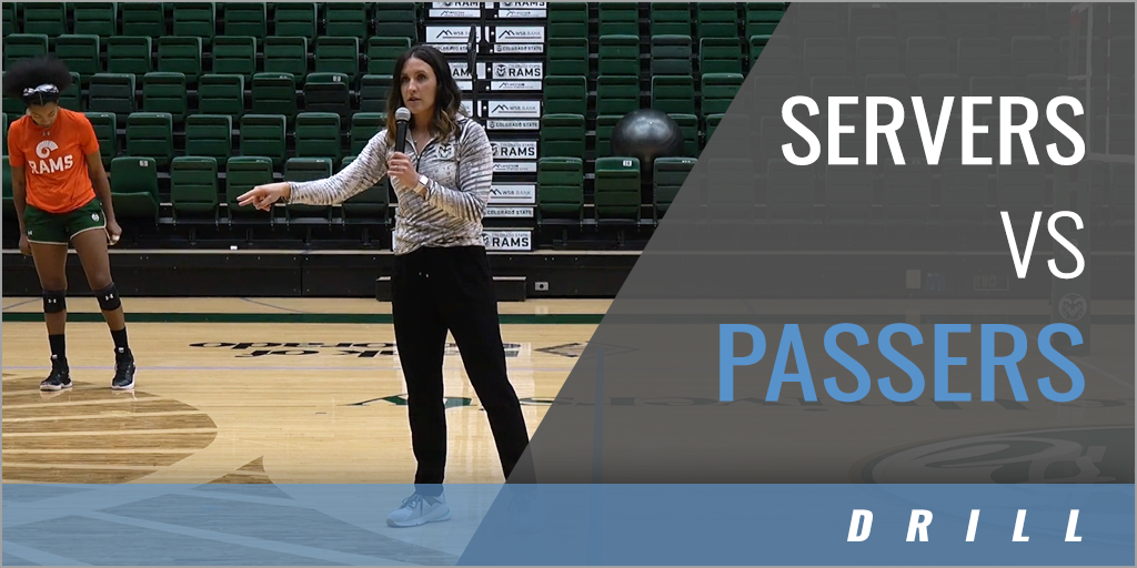 Emily Kohan Servers vs. Passers Drill with Emily Kohan – Colorado State Univ ...