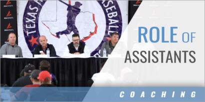 The Role of Assistant Coaches with the 2019 State Champion Coaches Panel