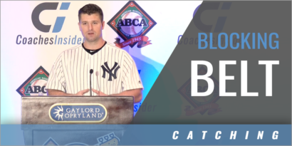 Using a Blocking Belt to Emphasize Catcher Blocking Positioning