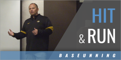 Hit and Run Roles for a Baserunner and Hitter