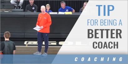 Tip for Being a Better Coach