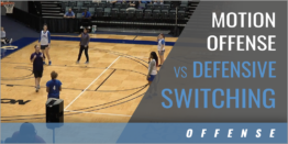 Motion Offense vs Defensive Switching