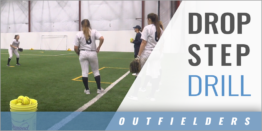 Outfielder's Drop Step Drill