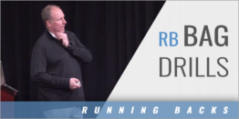 Running Back Bag Drills with David White - Blue Springs HS (MO)