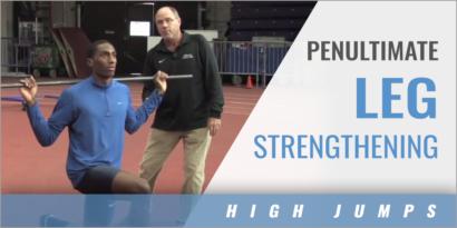 Penultimate Leg Strengthening High Jump Drill