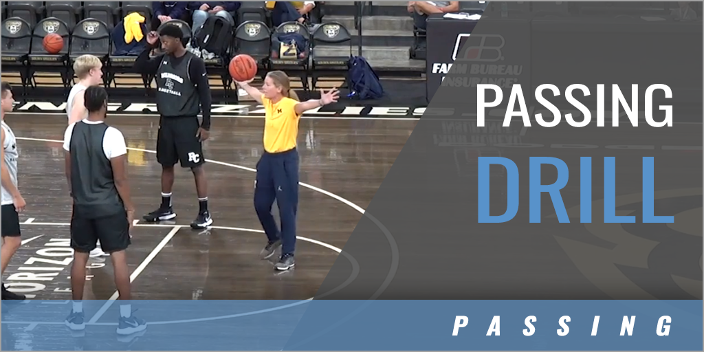 Passing Drill with Kim Barnes Arico – Univ. of Michigan – Coaches Insider