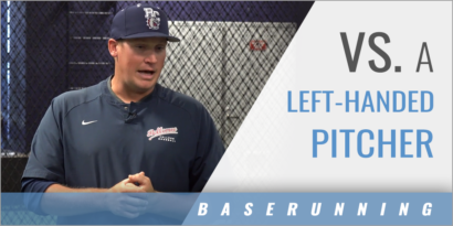 Technique and Reads vs. a Left-Handed Pitcher for Stealing 2nd Base