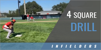 Infielder's 4 Square Drill