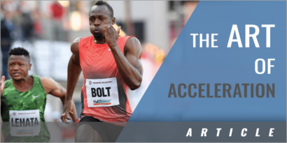 The Art of Acceleration - The Transition Phase in the 100m