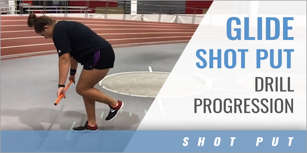 Glide Shot Put Drill Progression with Scott Cappos Univ. of Nebraska