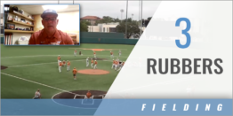 3 Rubbers Fielding Drill