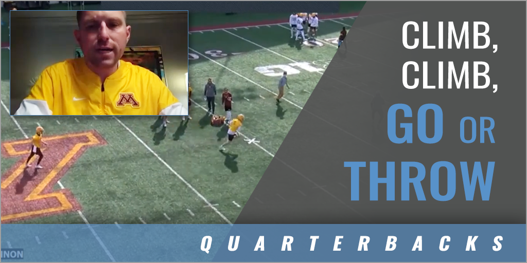 Climb, Climb, Go or Throw Gannon QB Drill