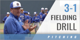 Pitcher's 3-1 Fielding Drill