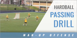 Man-Up Offense: Hardball Passing Drill