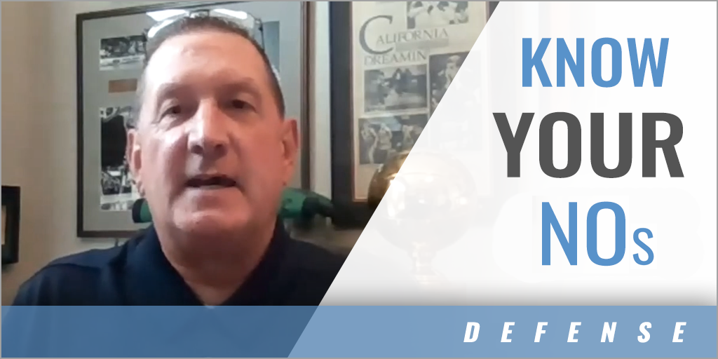 Defense: Know Your Nos with Jim Boone – Greensboro College – Coaches ...