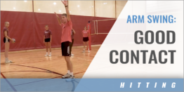 Arm Swing: Good Contact on the Ball