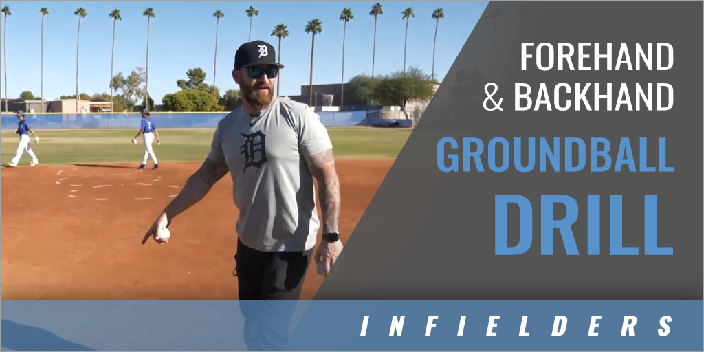 Infielder's Forehand & Backhand Groundball Drill