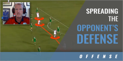 Attacking: Spreading the Opponent's Defense to Maximize Space