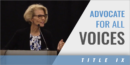 Title IX: Be an Advocate for All Voices with Sue Enquist – UCLA Hall of Famer