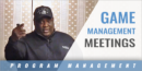 Game Management Meetings with Thomas Hammock – Northern Illinois Univ.