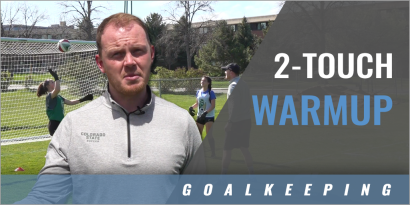 Goalkeeper: 2 Touch Warmup Progression with Seb Furness - LSU