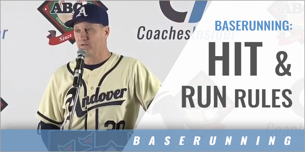 Baserunning Hit & Run Rules with Kevin Graber Chicago Cubs Coaches