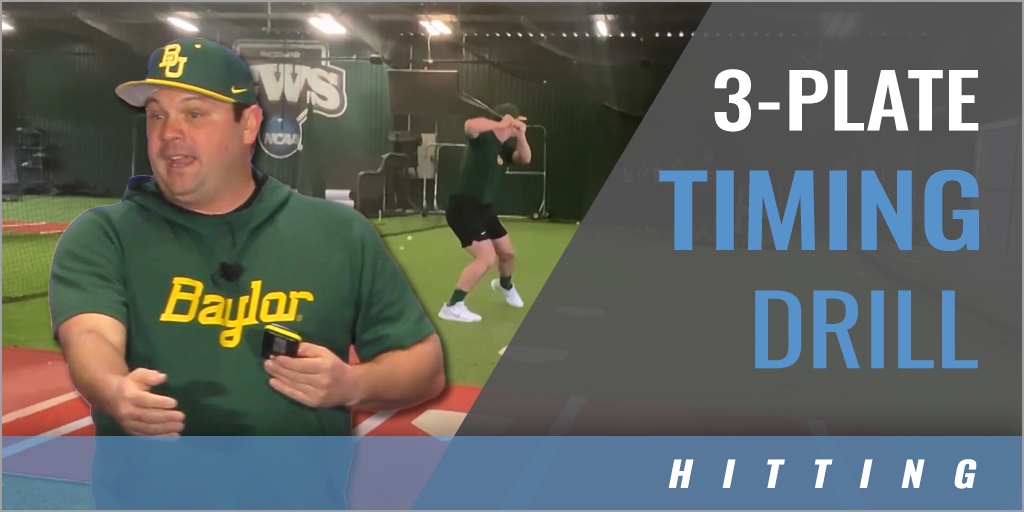 Hitting: 3-Plate Timing Drill
