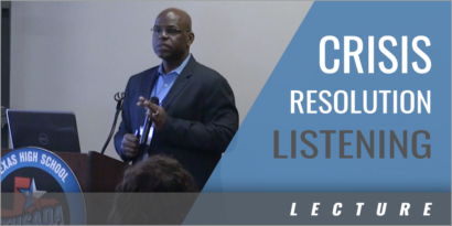 The Importance of Listening in Crisis Resolution
