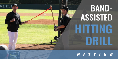 Band-Assisted Launch Hitting Drill