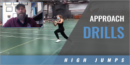 High Jump Approach Drills