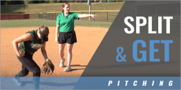 Split and Get Pitching Drill