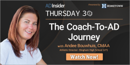 The Coach-To-AD Journey