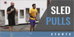Sled Pulls Acceleration Drill