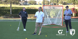 Faceoff Drills and Skills with Peter Dolan – High Point Univ., Casey Dowd – Princeton Univ., and Jon Cohen – Johns Hopkins Univ.